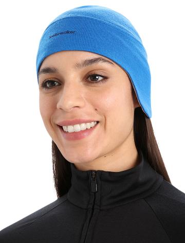 Women's Icebreaker Unisex Merino Quantum Beanie Hats Lazurite / Ether | CA 1477XYUF